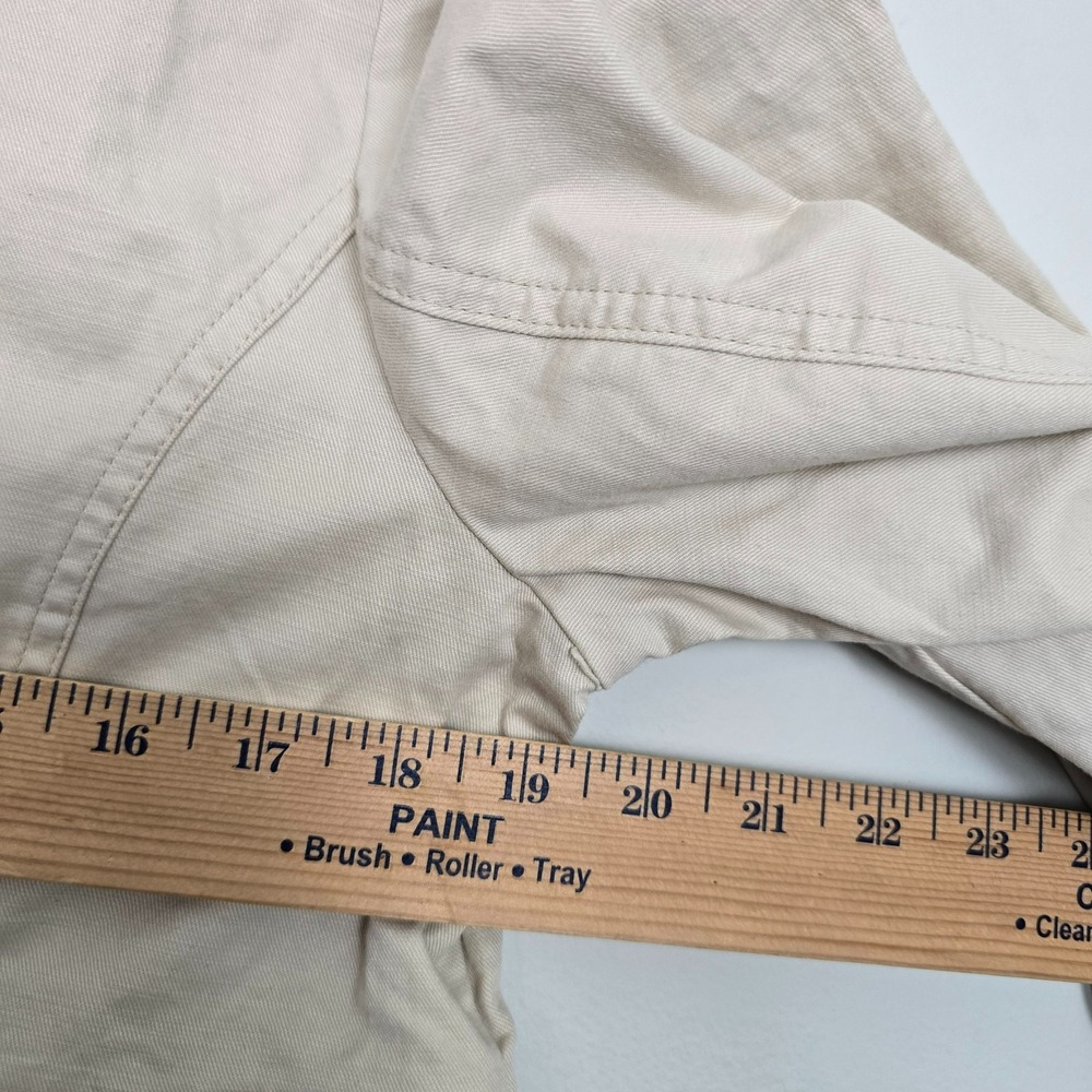 NWT J. Jill Military Peplum Jacket Women's S Beige Gold Button Preppy Classic - Picture 10 of 12